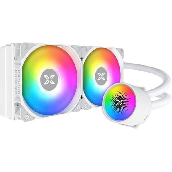 CPU vandkøling - XIGMATEK - Liquid Killer X 240 Arctic - Hvid - 2x120mm