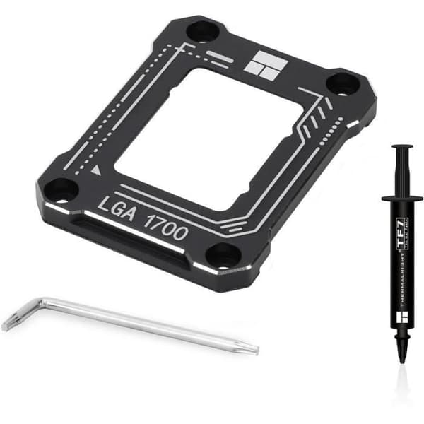 THERMALRIGHT - LGA1700 bøjningskorrigeringsramme - CPU-forstærkningsramme - Sort - Til Intel LGA1700-sokkel - Anti-deformation