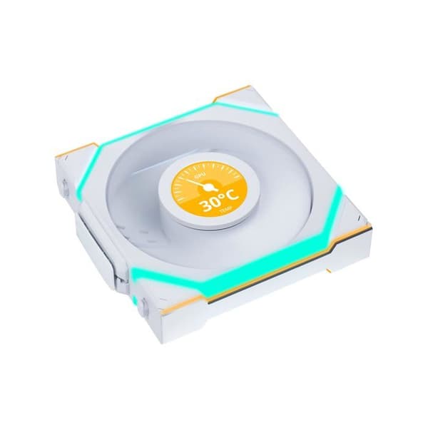 Fläkt - LIANLI - UNI FAN SL LCD ARGB PWM - 120mm - ARGB-belysning - Trådlös