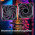Miniatyrbild 3 av 3: Fläkt 120mm - LIANLI - UNI FAN SL LCD ARGB - RGB-belysning - PWM-kontroll - Tyst
