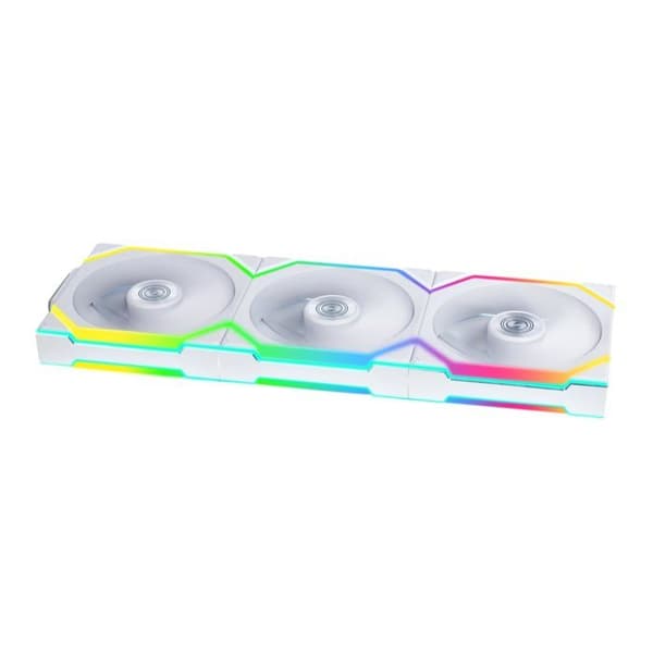Ventilator - Lian Li - Uni Fan SL 120 - ARGB - Trådlös - Pack om 3 - Vit