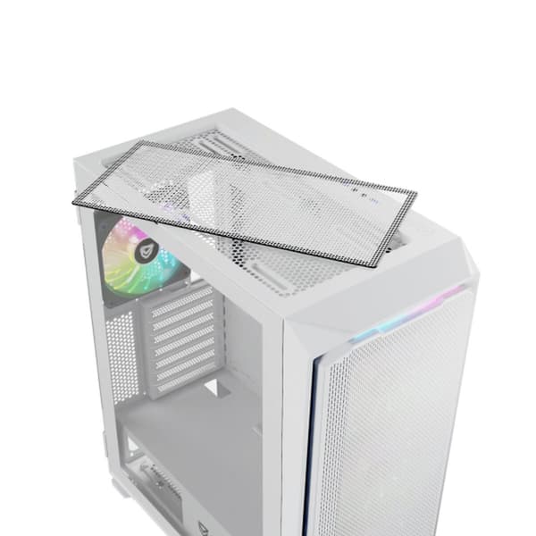 Lådfläkt Nfortec NF-CS-KRATERX-W Vit
