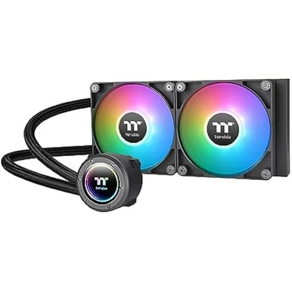 Flytande CPU-kylare - THERMALTAKE - TH240 ARGB Sync V2 - 120 mm - ARGB-belysning - Kopparplatta Svart