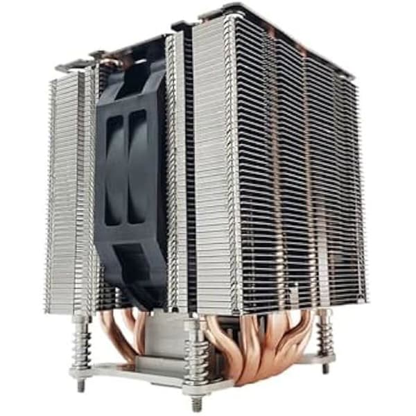 Värmeavledare - DYNATRON - A49 - Kompatibel med AMD AM4/AM5 - 170W - Aluminium Svart, Silver