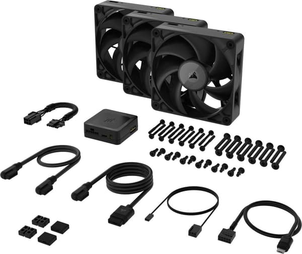 CORSAIR iCUE Link RX120 MAX -kolmoispakkaus, 3 tuuletinta, 120*120*25