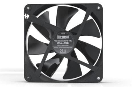 Noiseblocker NB-BlackSilent Pro Computerkabinet Ventilator 14 cm Sort