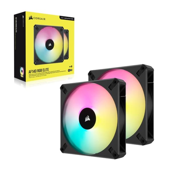 Corsair CO-9050156-WW Datorkylning Datorchassi Fläkt Svart 2 st