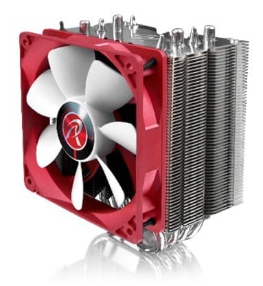 RAIJINTEK Themis Evo Processorkylare 12 cm Metallic, Röd, Vit