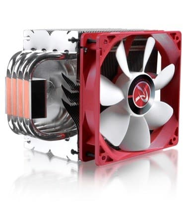 RAIJINTEK Themis Evo Processorkylare 12 cm Metallic, Röd, Vit