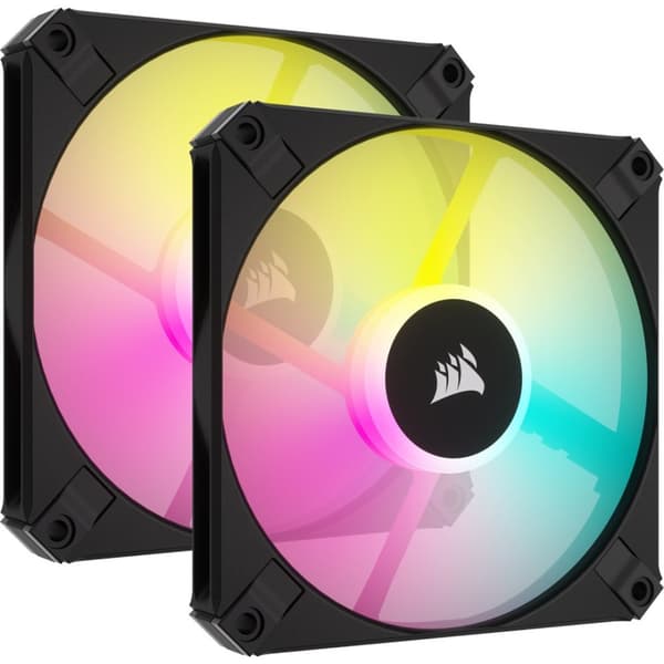 Corsair CO-9050163-WW tietokoneen jäähdytysjärjestelmä Tietokoneen kotelotuuletin 12 cm musta