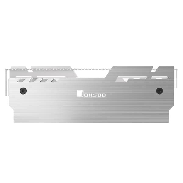 Jonsbo NC-3 ARGB Hukommelsesmodul Køleplade/Radiator Sølv