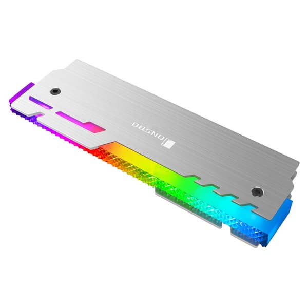 Jonsbo NC-3 ARGB Hukommelsesmodul Køleplade/Radiator Sølv