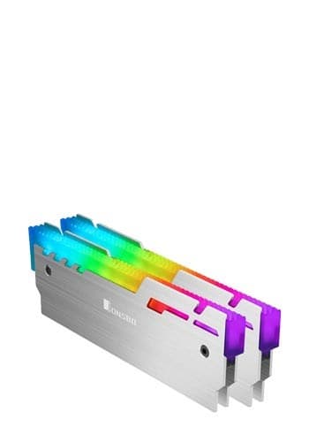 Jonsbo NC-3 ARGB Hukommelsesmodul Køleplade/Radiator Sølv