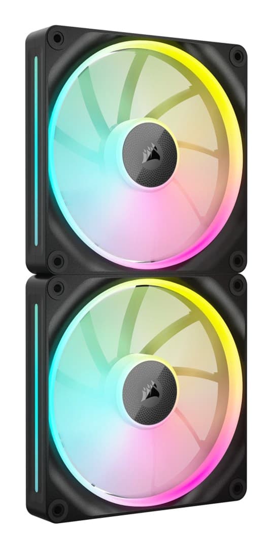 Corsair CO-9051028-WW Datorkylning Datorchassi Fläkt 14 cm Svart 2 st Svart