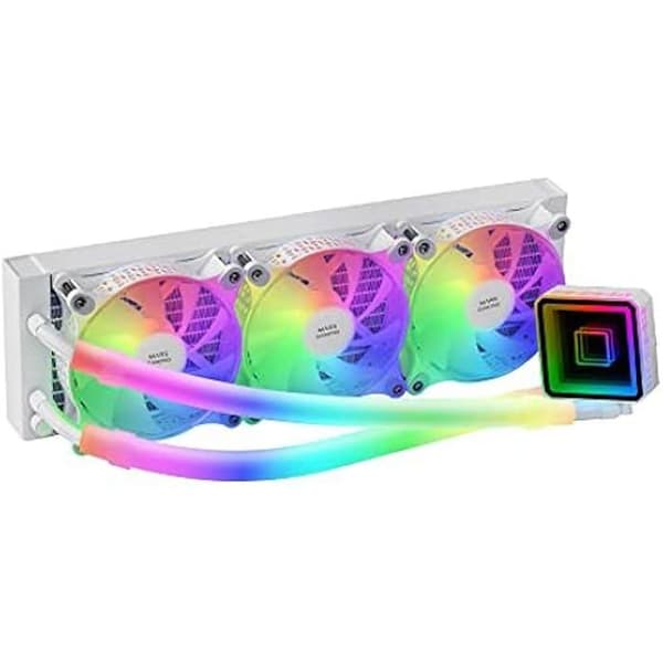 Mars Gaming ML-ULTRA360, Professionell CPU-vätskekylning, TDP 650W, Infinity Mirror, 3x FDB ARGB-fläktar