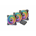 Miniatyrbild 1 av 3: Kylarfläkt - Thermaltake - Riing Quad 12 RGB - 54 LED - Tyst - 20 dB