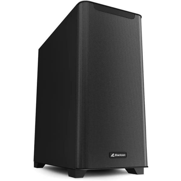 Mid Tower ATX-fodral - SHARKOON - M30 Svart - PWM-kylning - Minimalistisk design - Enkel installation