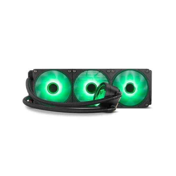 NOX XTREME PRODUCTS HUMMER M-360 - ARGB vätskekylning, Intel och AMD, 3 120 mm PMW kontrollfläktar, pump med effekt