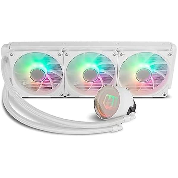 NOX XTREME PRODUCTS HUMMER M-360 - ARGB vätskekylning, Intel och AMD, 3 120 mm PMW kontrollfläktar, pump med effekt