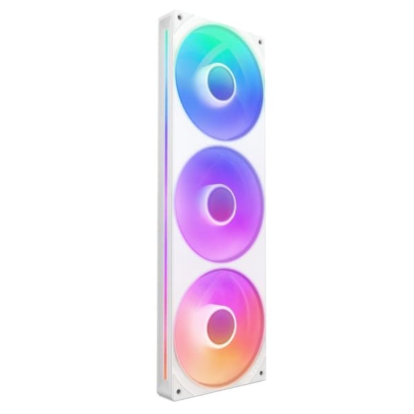 NZXT F360 RGB Core Unibody 360mm 3 x 120mm Vit Chassi fläkt Vit