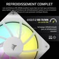 Miniatyrbillede 5 af 5: CORSAIR RS120 120mm ARGB Blæser 3-Pak - Hvid