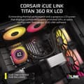 Miniatyrbild 2 av 3: iCUE LINK TITAN - 360 RX LCD AIO/360mm - Svart