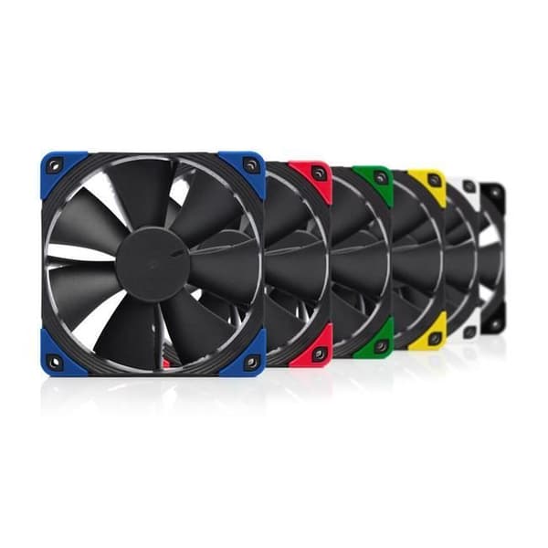 Noctua NF-F12 PWM chromax.black.swap, PC-fodral, Fläkt, 12 cm, 300 rpm, 1500 rpm, 2,61 mmH2O