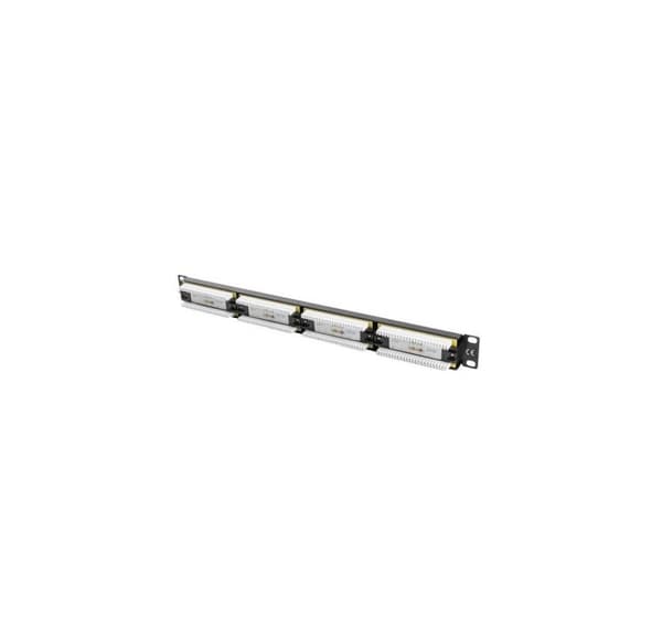 Lanberg, Patch Panel 24 port 1U 19" CAT.5E UTP, PPU5-1024-B