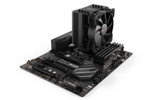 be quiet! Pure Rock 2 Black – Tyst CPU-kylare med 120 mm fläkt – 150 W TDP – Luftkylning för Intel & AMD