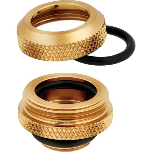 Corsair CX-9052009-WW tillbehör för kylning av hårdvara guld ( Hydro X Series XF Hardline 14 mm guldbeslag - fyrpack [CX-