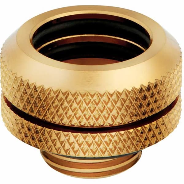Corsair CX-9052009-WW tillbehör för kylning av hårdvara guld ( Hydro X Series XF Hardline 14 mm guldbeslag - fyrpack [CX-