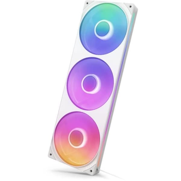 Fläkt - NZXT - F360 RGB Core - 360 mm - 3 RGB-fläktar 120 mm - Tyst