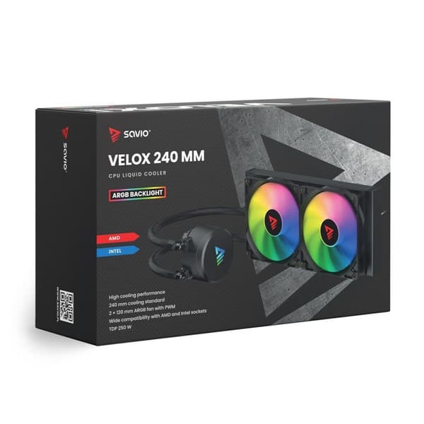 Flytande kylkit Savio VELOX 240MM