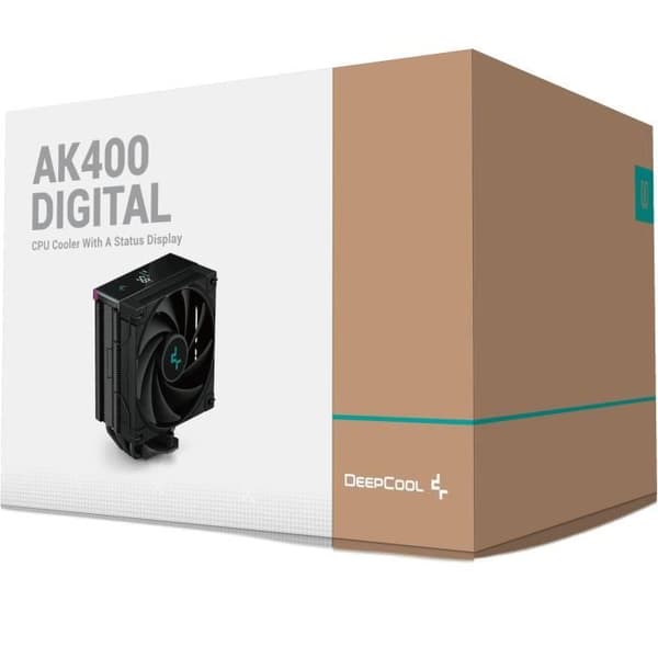 CPU-kylare - DEEPCOOL - AK400 Digital - 1x120mm - Digital display - A-RGB