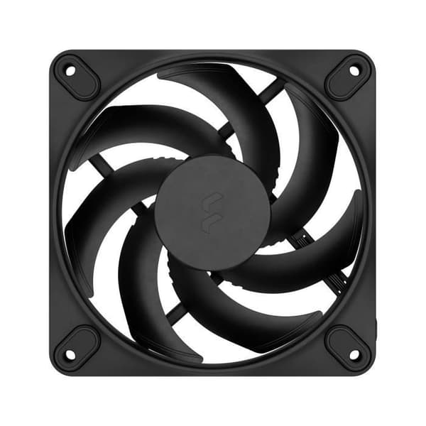 PC-fläkt - FRACTAL DESIGN - Momentum 12 - FDB - PWM-kontroll - Brusreducerande svepta blad - Svart