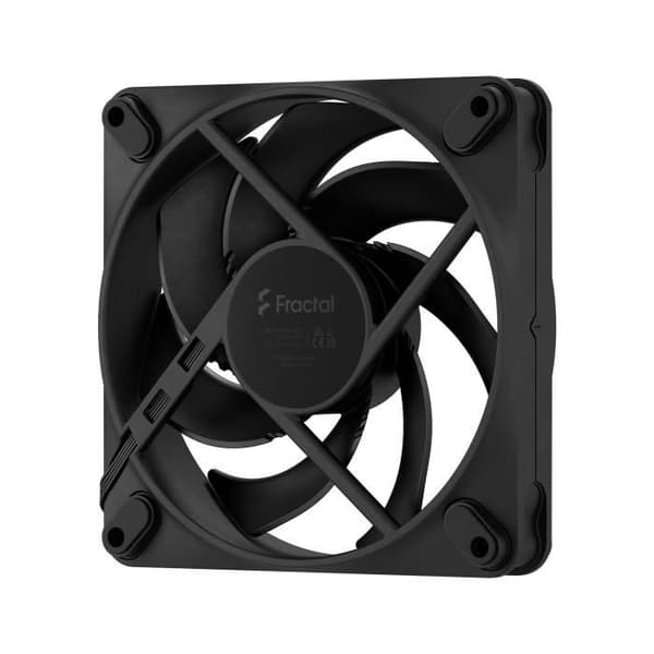 PC-fläkt - FRACTAL DESIGN - Momentum 12 - FDB - PWM-kontroll - Brusreducerande svepta blad - Svart