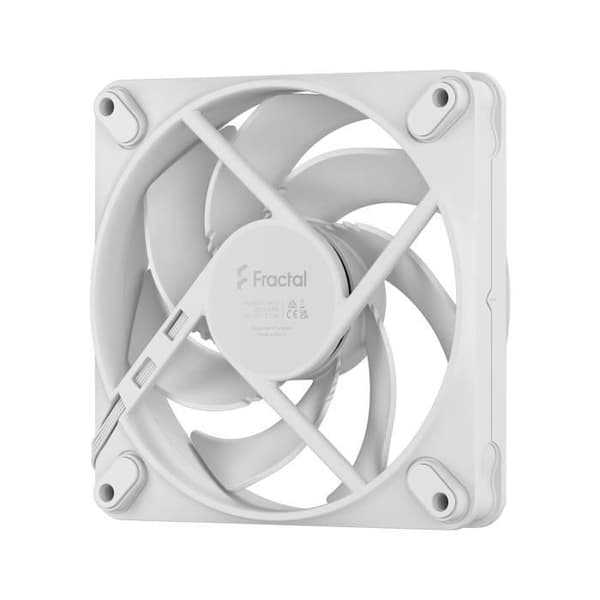 PC-fläkt - FRACTAL DESIGN - Momentum 12 - FDB - PWM-kontroll - Brusreducerande svepta blad - Vit