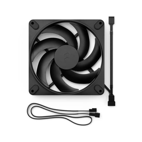 PC-fläkt - FRACTAL DESIGN - Momentum 14 - FDB - PWM-kontroll - Brusreducerande svepta blad - Svart