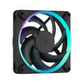 Miniatyrbillede 6 af 6: PC-fläkt - FRACTAL DESIGN - Momentum 12 RGB - FDB - ARGB Gen 2-ljusring - PWM-styrning - Svart