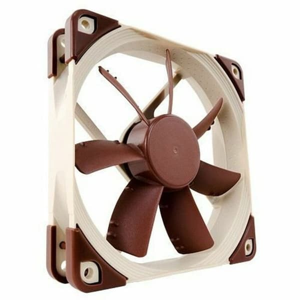 Lådfläkt Noctua NF-S12A PWM Ø 12 cm Beige, Brun