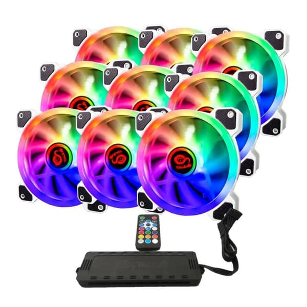 Lådfläkt Talius IRIS SPECTRUM ARGB/CRONOS Ø 12 cm