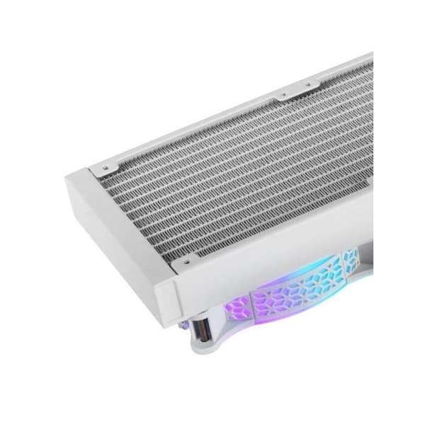 Mars Gaming ML-LCD360, AIO vätskekylning, TDP 600W, 3x 120 mm ARGB-fläktar, LCD-skärm, Universal Multisocket, Vit