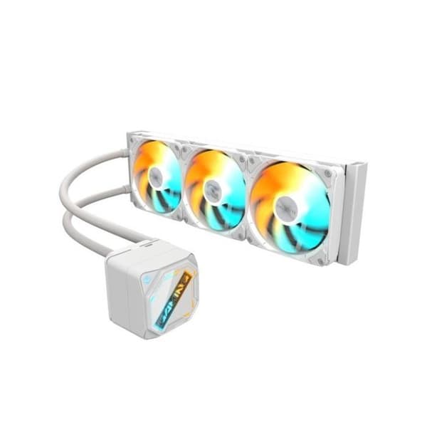 Kylning GIGABYTE GAMING 360 ICE 360mm 3 ARGB-fläktar Vit DAISY-CHAIN