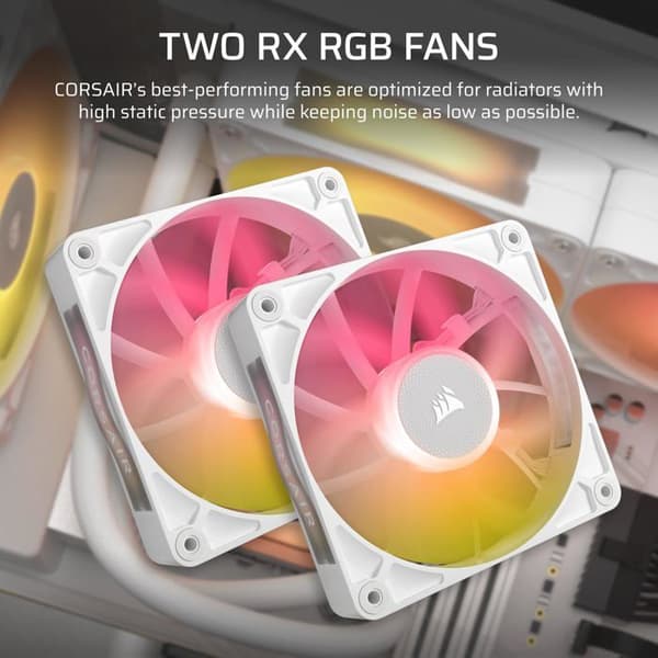 Kylning PC - CORSAIR - CW-9061025-WW - iCUE LINK TITAN 240 RX LCD Vit AIO
