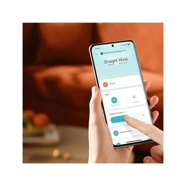 Ventilator Xiaomi BPLDS11DM Vit 1440 m³/h 100 hastigheter Wi-Fi Oscillerande