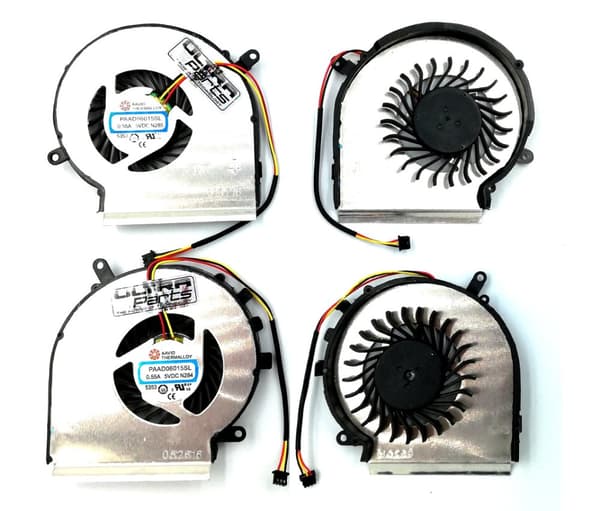 PAAD06015SL CPU + GPU-fläkt MSI GE62 GE72 GL62 GL72 GP62 GP72 PE60 PE70