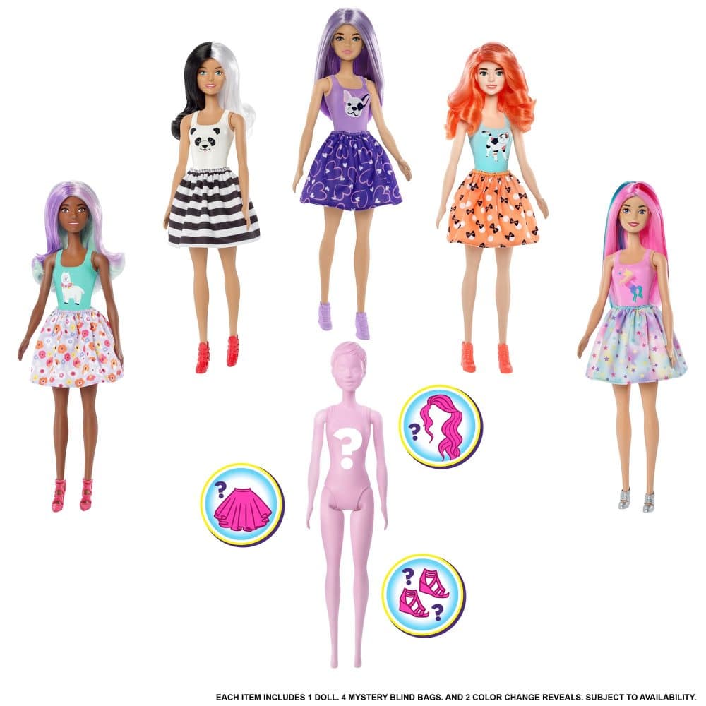 Barbie Color Reveal Docka Sjöjungfru