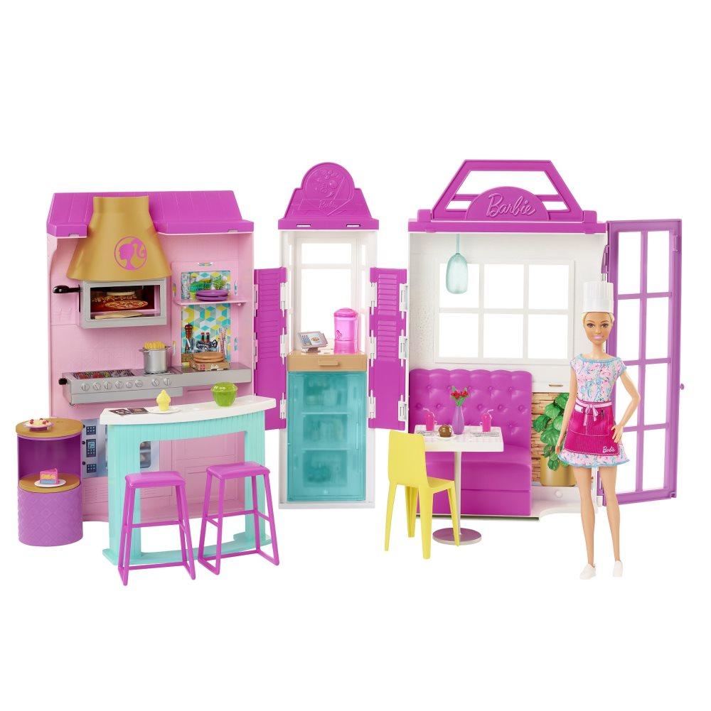 Barbie Restaurang och Docka, Lekset