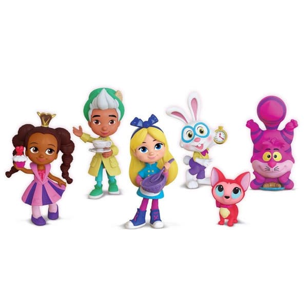 Disney Alices Wonderland Friends Figurpaket 6-p