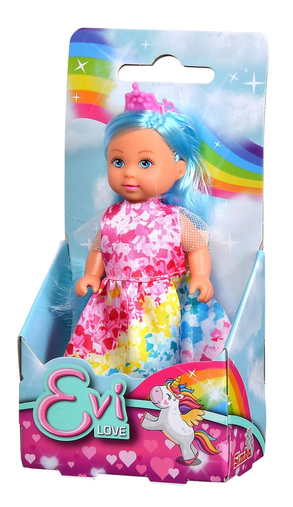 Evi Love Princess Docka Turkos hår